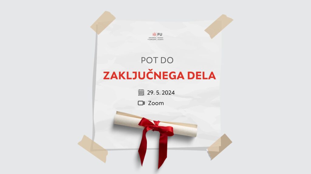 Pot do zaključnega dela