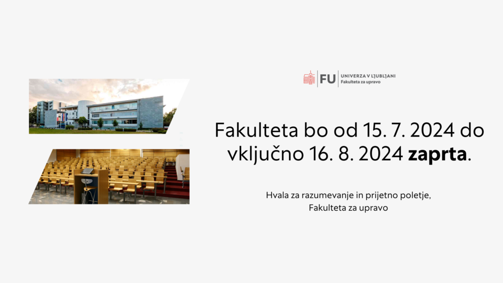 Spremenjen delovni čas