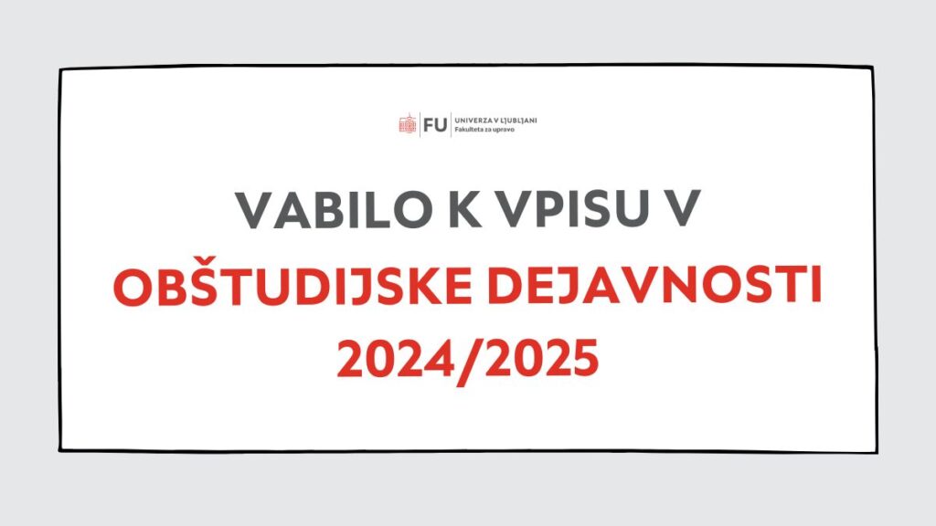 obštudijske dejavnosti