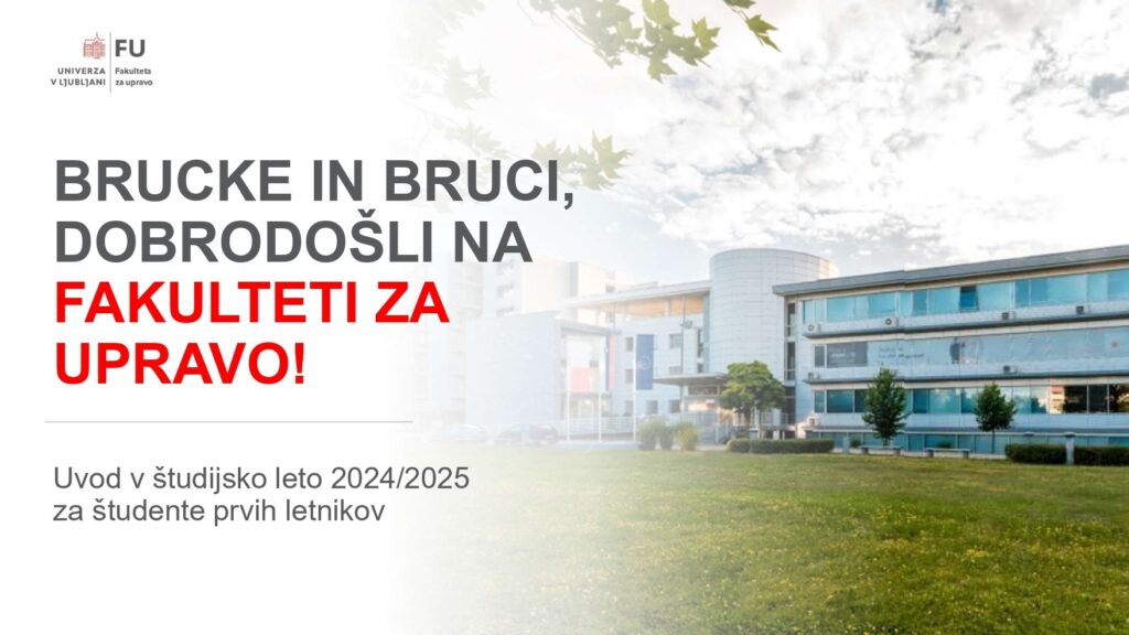 Uvod v študijsko leto